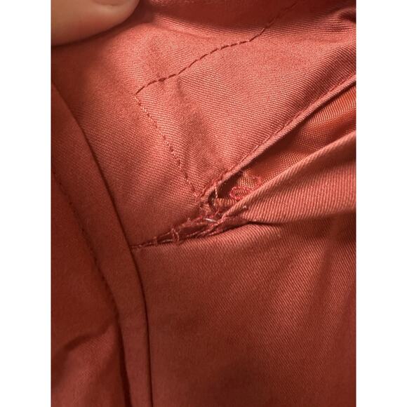 Timberland Women's Down Parka Puffer Jacket Red & Black Size XL Full Zip Flaw - Picture 10 of 16